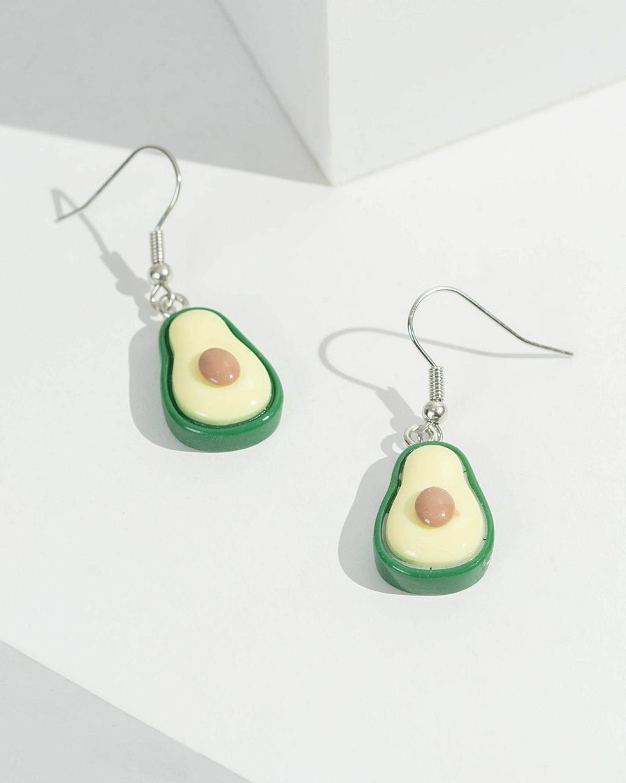 Earrings Colette by Colette Hayman  | Green Acocado Drop Earrings