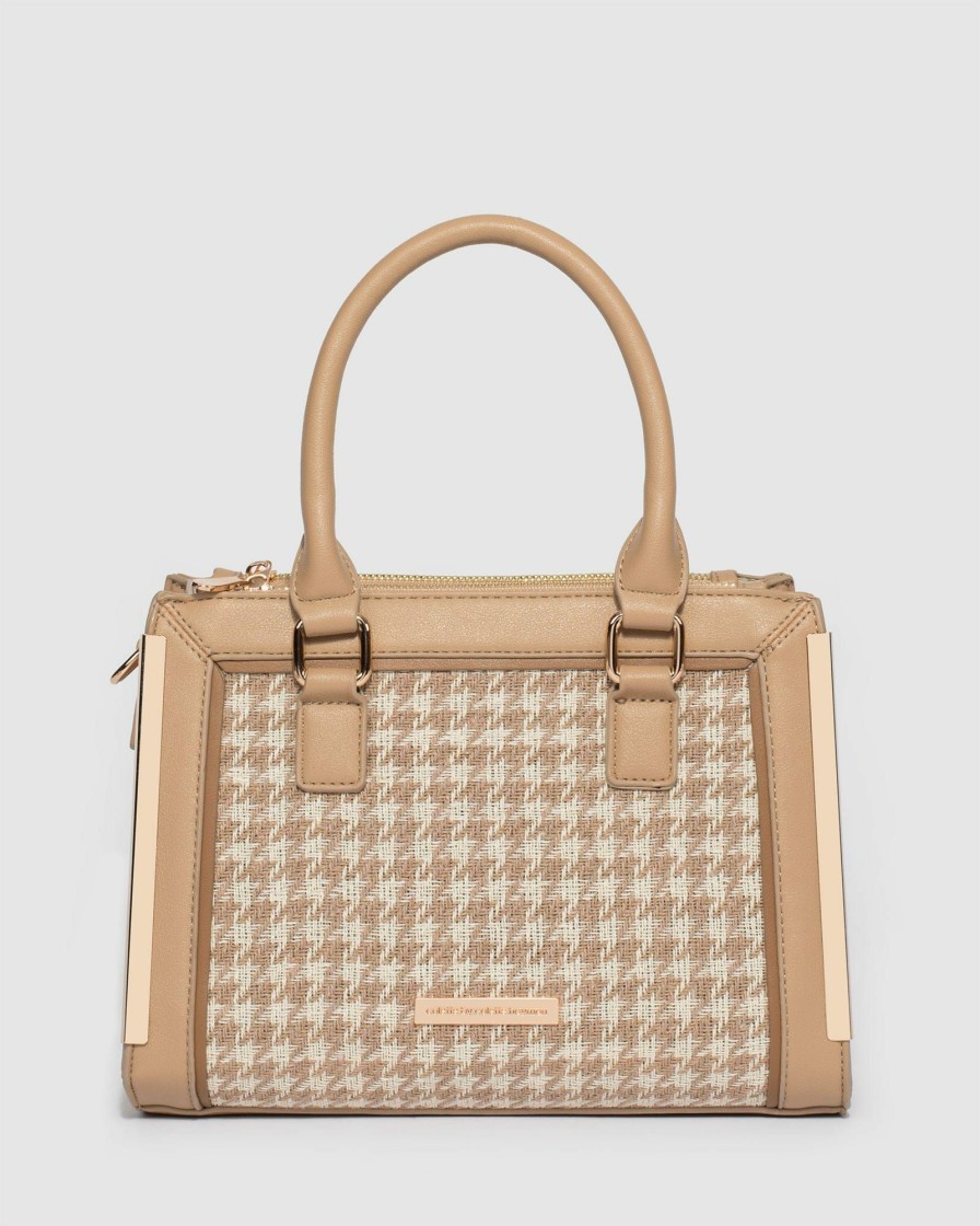 Bags Colette by Colette Hayman  | Light Caramel Stef Panel Mini Bag